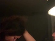 Getting interrupted by brothers girlfriend while riding the dick 4/16