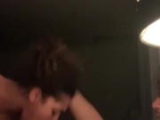 Getting interrupted by brothers girlfriend while riding the dick 5/16