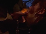 可愛い女子大生が全裸で露出散歩！ 紅葉の名所で野外フェラチオ♡RYO＆YUU♡素人カップル/年の差/10代/美少女/スマホ撮影/口内射精/スタイル抜群/美乳/スリム/English subtitle 6/16