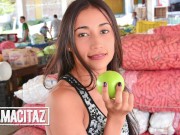 CARNEDELMERCADO - Skinny Latina Juanita Gomez Tries Porn And Ends Up Loving It 16/16