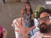 CARNEDELMERCADO - Skinny Latina Juanita Gomez Tries Porn And Ends Up Loving It 2/16