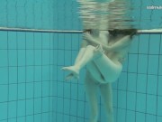Horny Russians swimming naked and touching bodies 14/16