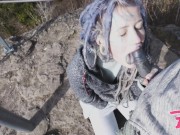 Tattoo Couple Get Catched While Having Sex On A Ruine - Pov, Split Tounge Bj, Punk, Goth 11/16