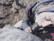 Tattoo Couple Get Catched While Having Sex On A Ruine - Pov, Split Tounge Bj, Punk, Goth 14/16