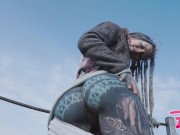 Tattoo Couple Get Catched While Having Sex On A Ruine - Pov, Split Tounge Bj, Punk, Goth 4/16