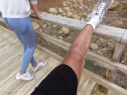 EXTREMELY PUBLIC BLOWJOB- I gave a Guy in the Park a sloppy Head so he Cum within 5 Minutes 3/16