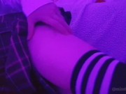 Amateur 18 compilation schoolgirl uniform humping pillow and sex silicone doll fingering anal plug 1/16