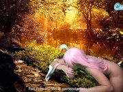 Hot Teen blows floating cock and gets cum on ass 9/16