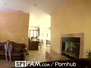 SPYFAM Small Tit Tan Line Cutie Fucks Step Brother 4/16