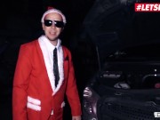 BUMSBUS - Petite German Girl Lullu Gun Offers Her Mouth And Pussy During Christmas - LETSDOEIT 3/16