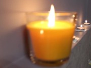 ♡ Cute Bambi girl gets fucked in the ass and sucks a fat cock for Christmas ♡ 1/16