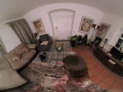 Couch Sex with Tattooed Brunette in VR 15/16