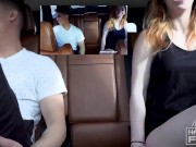 First Time Car Sex! Big Titty Teen Takes Dick In A Jeep! 3/16