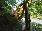 Insatiable forest nymph allowed a traveler to fuck her magic pussy in all positions 2/16