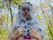 Insatiable forest nymph allowed a traveler to fuck her magic pussy in all positions 8/16