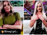 MOMMYSGIRL Horny Student Abroad Squirts While Masturbating On Video Call With Her Stepmom