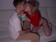 Stepsister gets a creampie 1/16