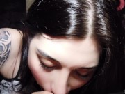 GENTLE BLOWJOB TURNED INTO THROAT FUCK AND ANAL CREAMPIE. HONEY HAZE 8/16