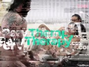 Family Strokes - Pretty Assed Blonde Babe And Her Sexy Girlfriend Share Her Stepbrother's Cock 12/16