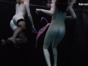 Underwater erotic show with nude babes 3/16