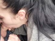 Mouthful of cum near the road 11/16