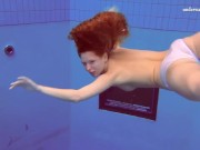 Horny babes swim nude underwater 6/16