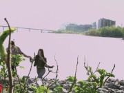 Slim4K - Fragile beauty satisfied by her man after walk in the city 1/16