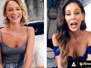 MOMMYSGIRL Thirsty Emma Hix And Stepmom Cherie DeVille Share Their Wet Pussy On Cam 2/16