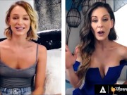 MOMMYSGIRL Thirsty Emma Hix And Stepmom Cherie DeVille Share Their Wet Pussy On Cam 3/16