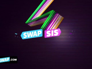 Sis Swap – Horny Dudes Give Their Gorgeous Step Sisters A Naughty Gifts For This Christmas