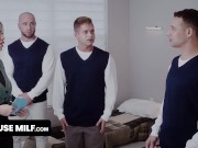 FreeUse Milf - Huge Boobed Stepmom Rides Her Three New Stepsons Under The Christmas Tree 7/16