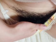 オナニーの主観映像♡まん毛を愛液で濡らしながらグチュグチュ指マンして喘ぐ素人【個人撮影】 11/16