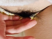 オナニーの主観映像♡まん毛を愛液で濡らしながらグチュグチュ指マンして喘ぐ素人【個人撮影】 16/16