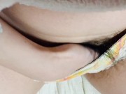 オナニーの主観映像♡まん毛を愛液で濡らしながらグチュグチュ指マンして喘ぐ素人【個人撮影】 2/16