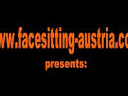 Hot Ebony Babe Destroy Her White Cunt Home Submissive Slave Under Her Tight Ass 1/16