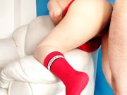 وقتی بهش گفتم چند نفر تو کف این کص و کون هستن حرصی تر شد /Melon is all a real man and his cock needs 12/16