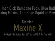 Big Titted Asian Persuasion! Maxine X Squirting With Her 24 Inch Dildo! 1/16