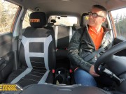 FakeDrivingSchool Learner Zeynep Rossa Shows Off Her Massive Tits 1/16