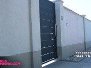 GIRLSRIMMING - Hot interracial anal sex and rimjob with cute skinny fangirls 2/16