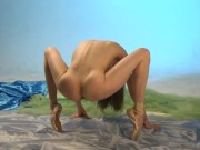 Sexy Teen Ballerina Annett Posing in the Nude 15/16