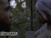 Lonely Ebony Sexy Teen Gets Fucked In Woods By Big Black Dick 2/16