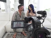 Big Tits Milf Pornstar Eve Marlowe Gets Horny and Fucked Doggystyle On A Photoshoot 1/16