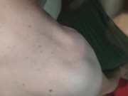 JUST ASKED THE PIZZA BOY TO FUCK MY WIFE WHILE SHE CLEANS MY COCK 10/16