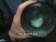 Public Agent Hot Blonde Screws a Stranger for Cash 1/16