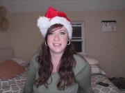 Big natural boobies of Pinupfiles wants your Christmas happy 2/16