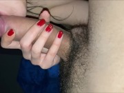 I fuck my boyfriend's friend and he cums on my back 6/16