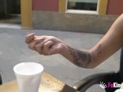 21yo babe and a Superman cosplayer! It's her porn debut :-) 4/16