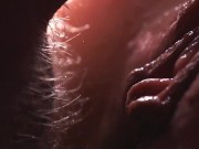 Macro-video of frictions. He came 3 times 6/16