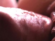 Macro-video of frictions. He came 3 times 9/16