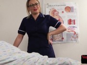 British voyeur nurse watches her weak patient wank in bed 3/16